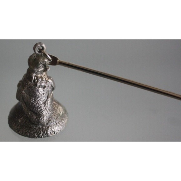 Old World santa 10 Inch Pewter Candle Snuffer Candle Extinguisher Candle Douter - Picture 5 of 7